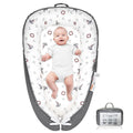 Baby Lounger for Newborn and Infant - Soft 100% Cotton Nest