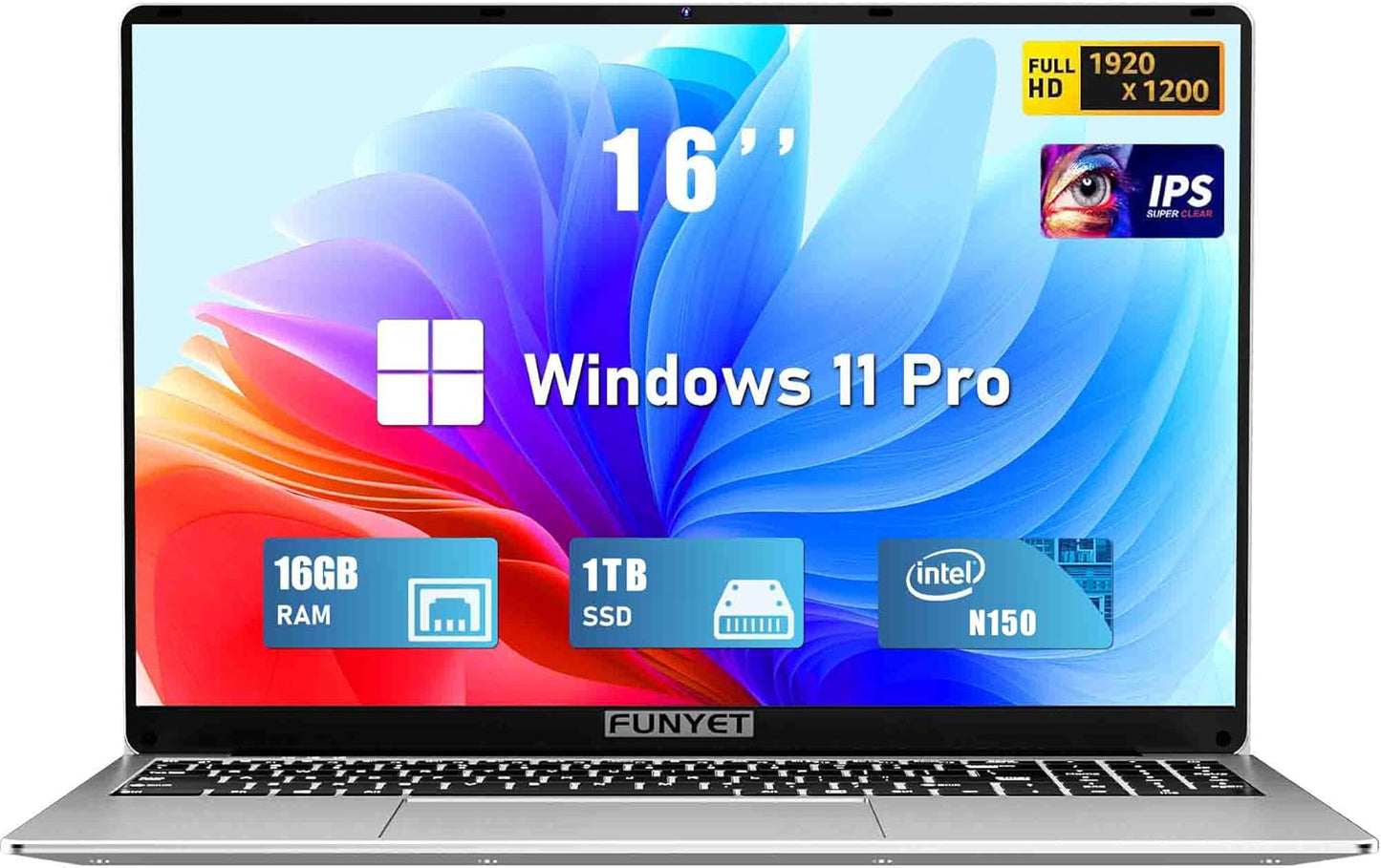 Gaming Laptop with 16 Inch Display and 16GB RAM for Performance