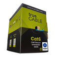 Cat6 Plenum Ethernet Cable 1000ft Blue - 23AWG Solid Copper
