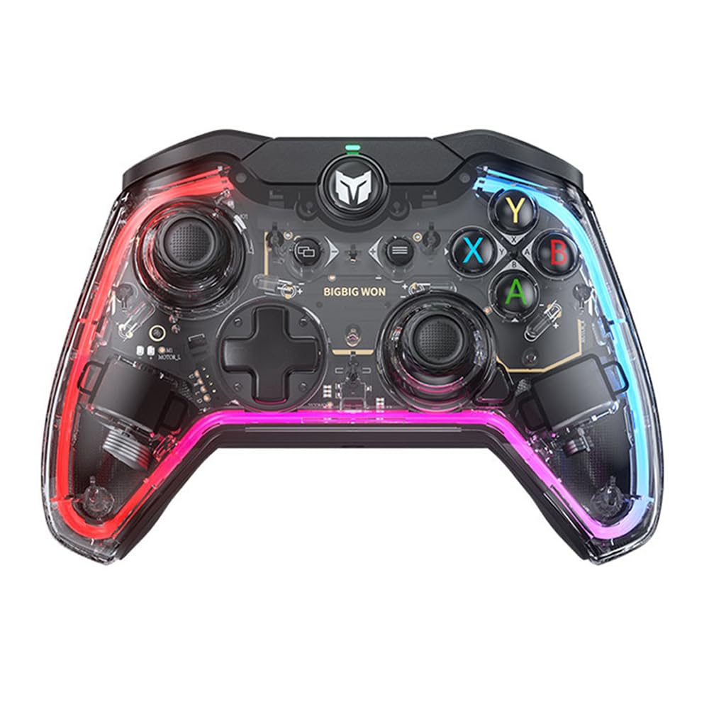 PC Gaming Controller with RGB Light for Switch and PC Gaming
