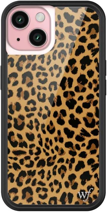 Meow Wildflower Cases for iPhone 15 - Stylish Leopard Design