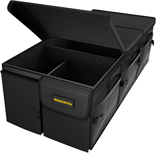 MIKKUPPA Car Trunk Organizer - 95L Sturdy Storage Solution