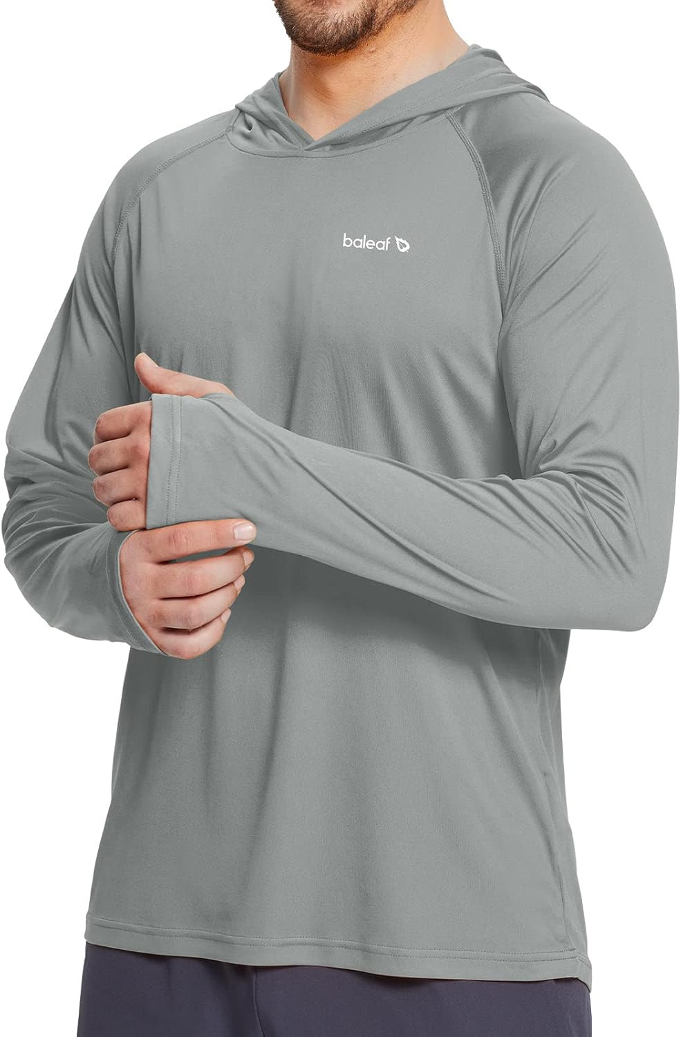 BALEAF Men's SPF 50+ Sun Hoodie - Lightweight Sun Protection