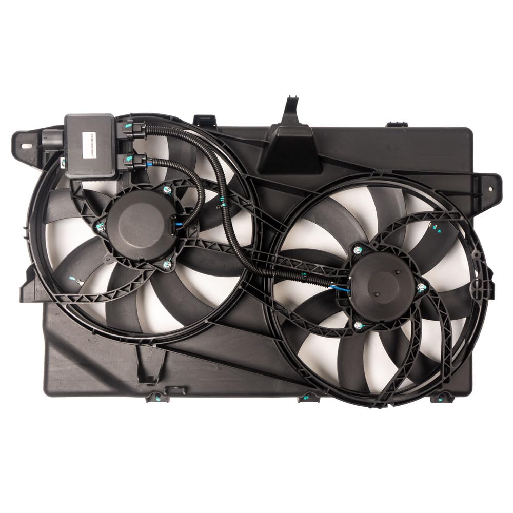 FD502 Replacement Dual Radiator & Condenser Cooling Fan Assembly