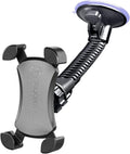 Mammoth Windshield Mobile Mount - Sturdy Double-Ribbed Gooseneck