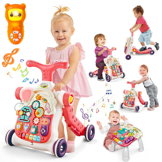 TERRAMUS 5-in-1 Baby Walker: Educational Fun for Infants