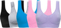 Low-Impact Women's Comfort Sports Bra - Soft Racerback Support