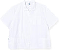 Men's Zippered Short Sleeved Scrub Jacket - Classic Fit 29in
