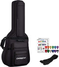 Acoustic Jumbo Gig Bag with Strap and Pick Sampler - Padded Protection