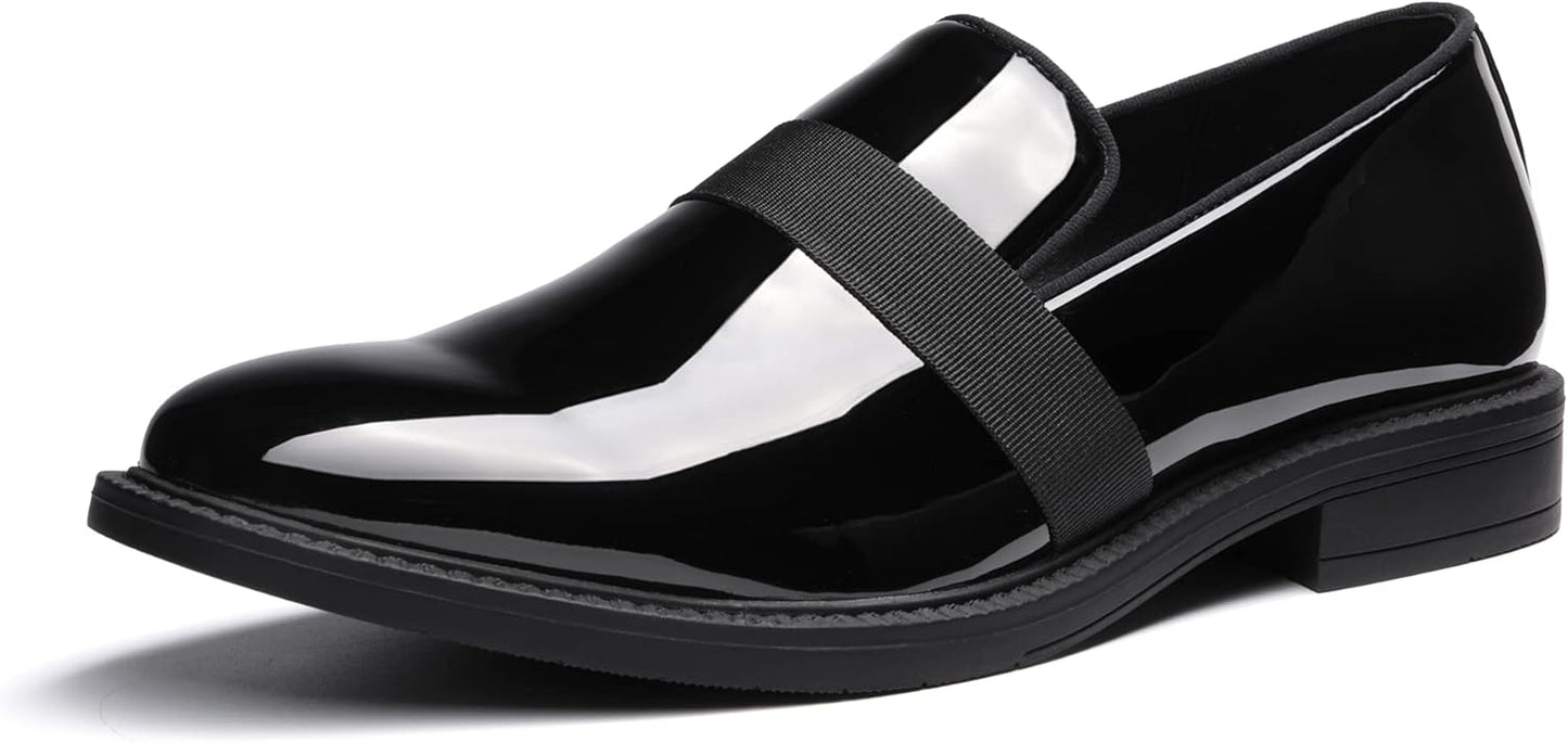 Bruno Marc Men's Dress Tuxedo Shoe Slip-on Classic Loafers