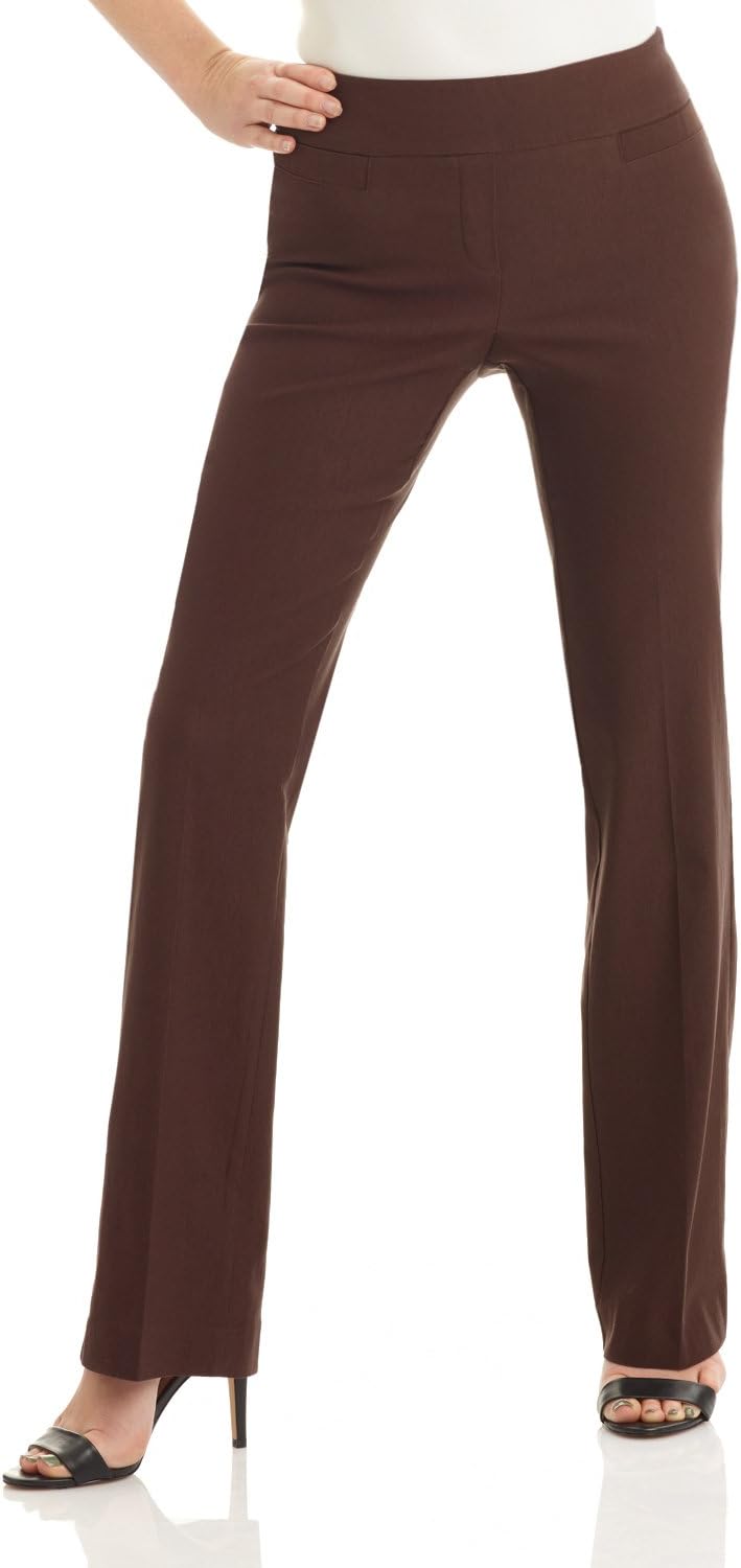 Rekucci Womens Comfort Stretchy Bootcut Office Pant for All Sizes