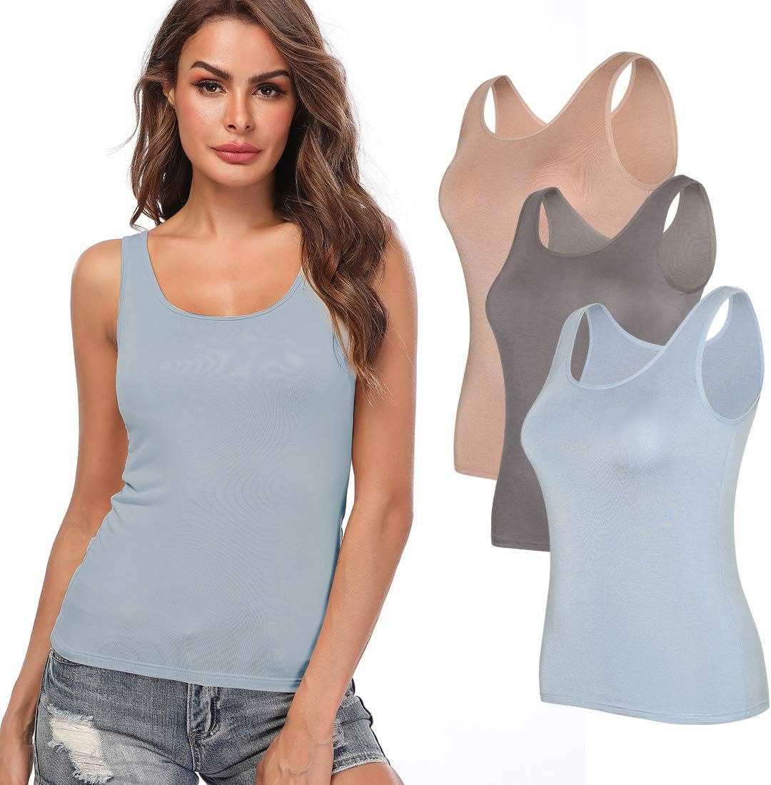 Camisoles for Women with Built in Bra for All Seasons Comfort