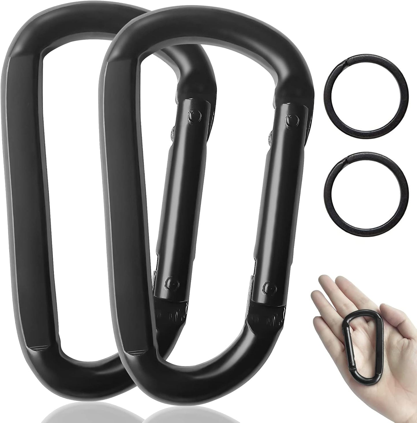 Oak-Sports Heavy-Duty 3 Carabiner Clip - 880 lbs Capacity!