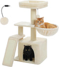 Small Cat Tree for Indoor Cats 31.5 in - Compact 4-in-One Cat Tower
