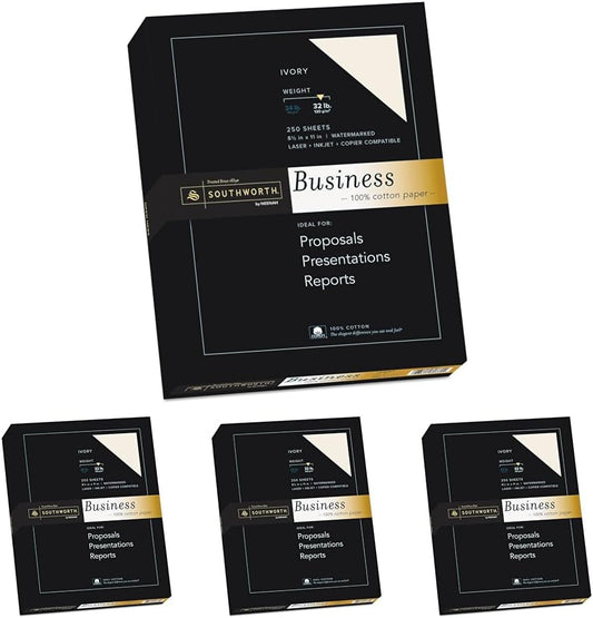 100% Cotton Business Paper by Southworth for Professional Use