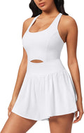 Womens Workout Romper for Women 2025 - Padded Athletic One Piece