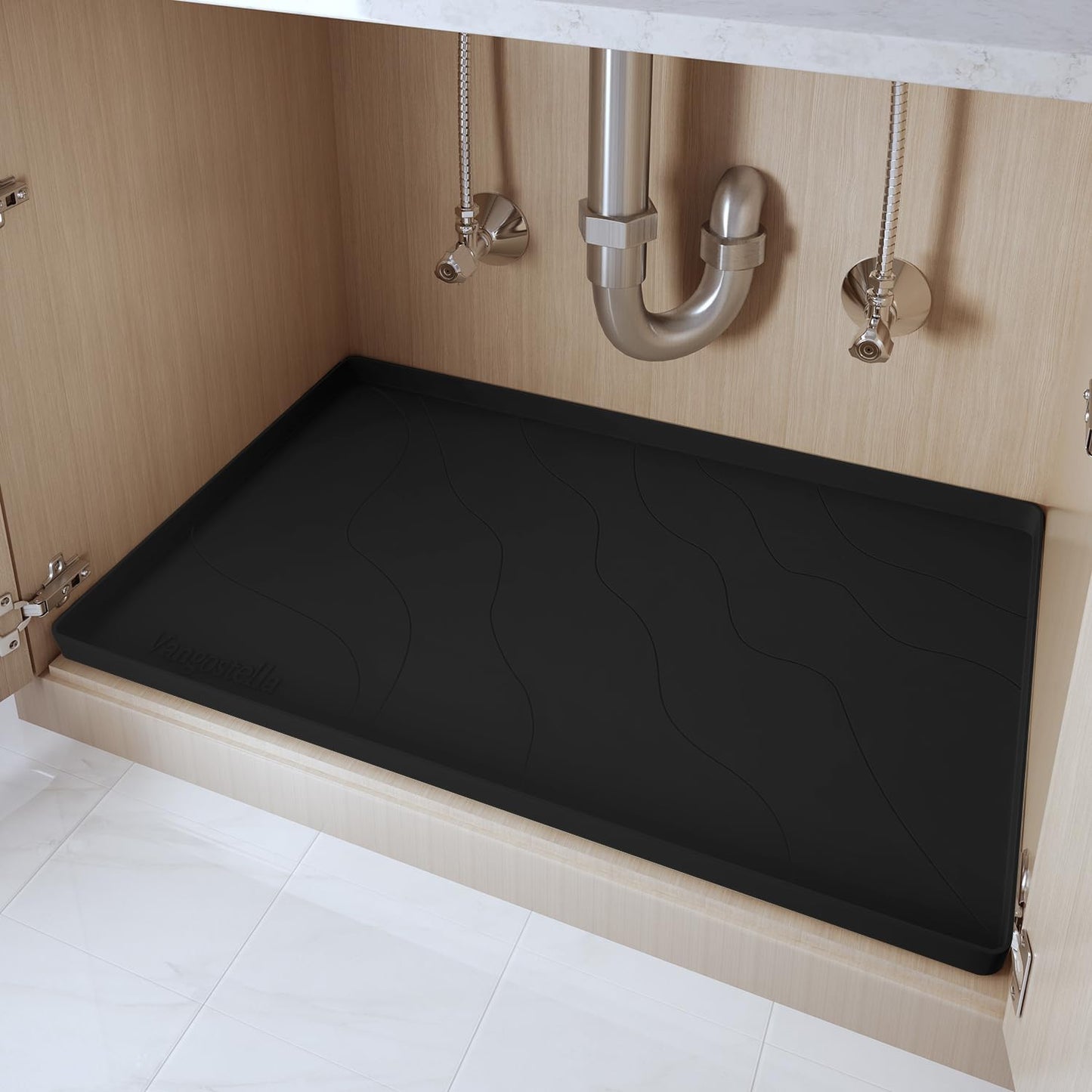Heavy Duty Silicone Under Sink Mats for Kitchen Waterproof 40in x 22