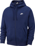 Nike Men's NSW Club Full Zip Hoodie for Men - Fleece Comfort