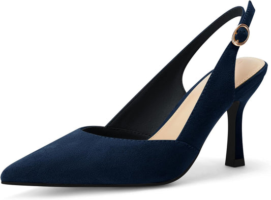Rilista Women's Slingback Kitten Heels for Stylish Occasions