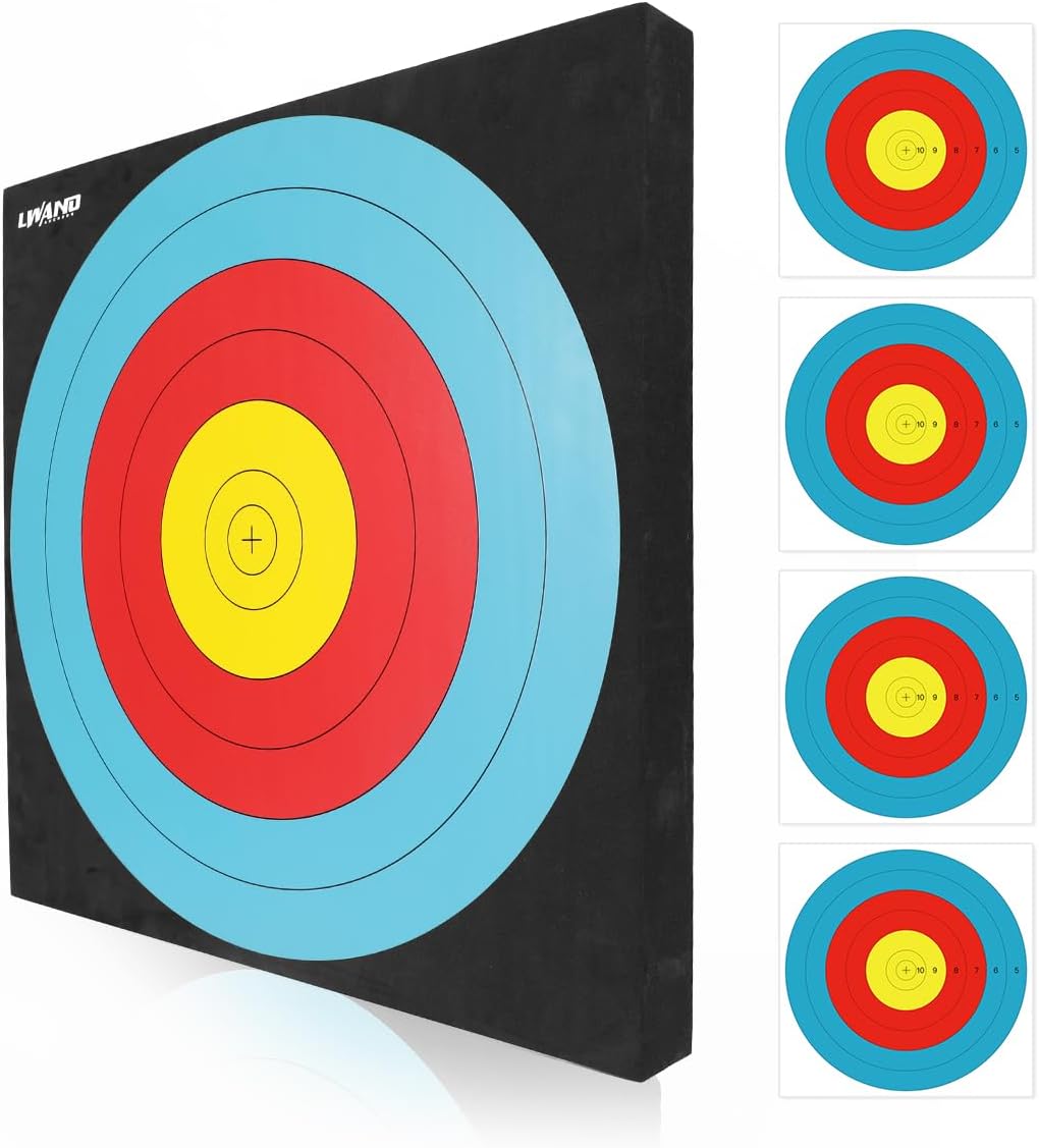 LWANO 20in Foam Target for Archery Bow & Arrow Practice