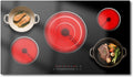 36 Inch Electric Cooktop with 5 Burner - Spacious 9200W Ceramic