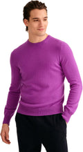 Mens Cashmere Crewneck Sweater - Classic 12gg Cashmere Fit