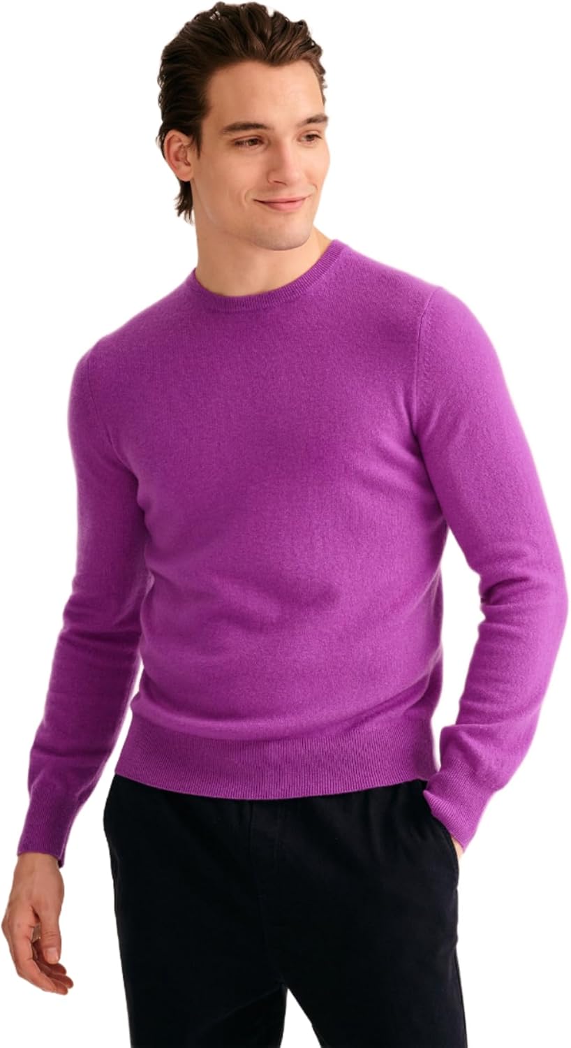 NAADAM Mens Original Cashmere Crewneck Sweater - Classic Fit