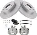Rear Brake Pad & Rotor Kit Ceramic Premium G-Coated - Complete Rear