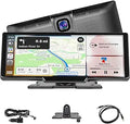 Wireless Carplay Android Auto Portable Car Stereo - Dash Cam on 9.3 in