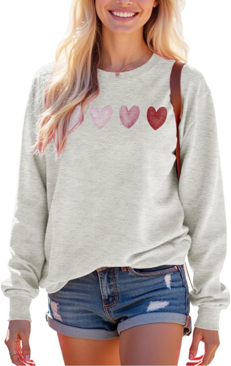 Valentine's Day Heart Sweatshirt by CM WODRO