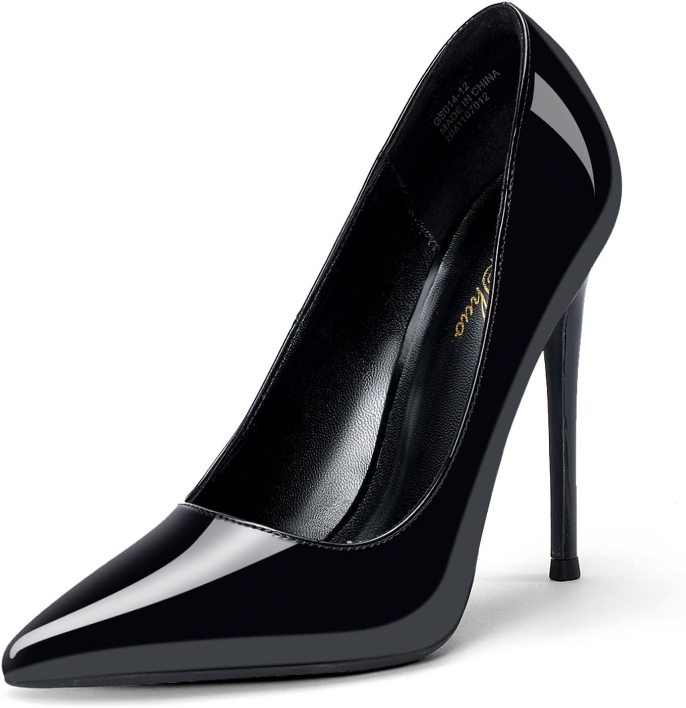 GENSHUO Women's 4.7 Inch Pumps Pointy Toe Stiletto Heels