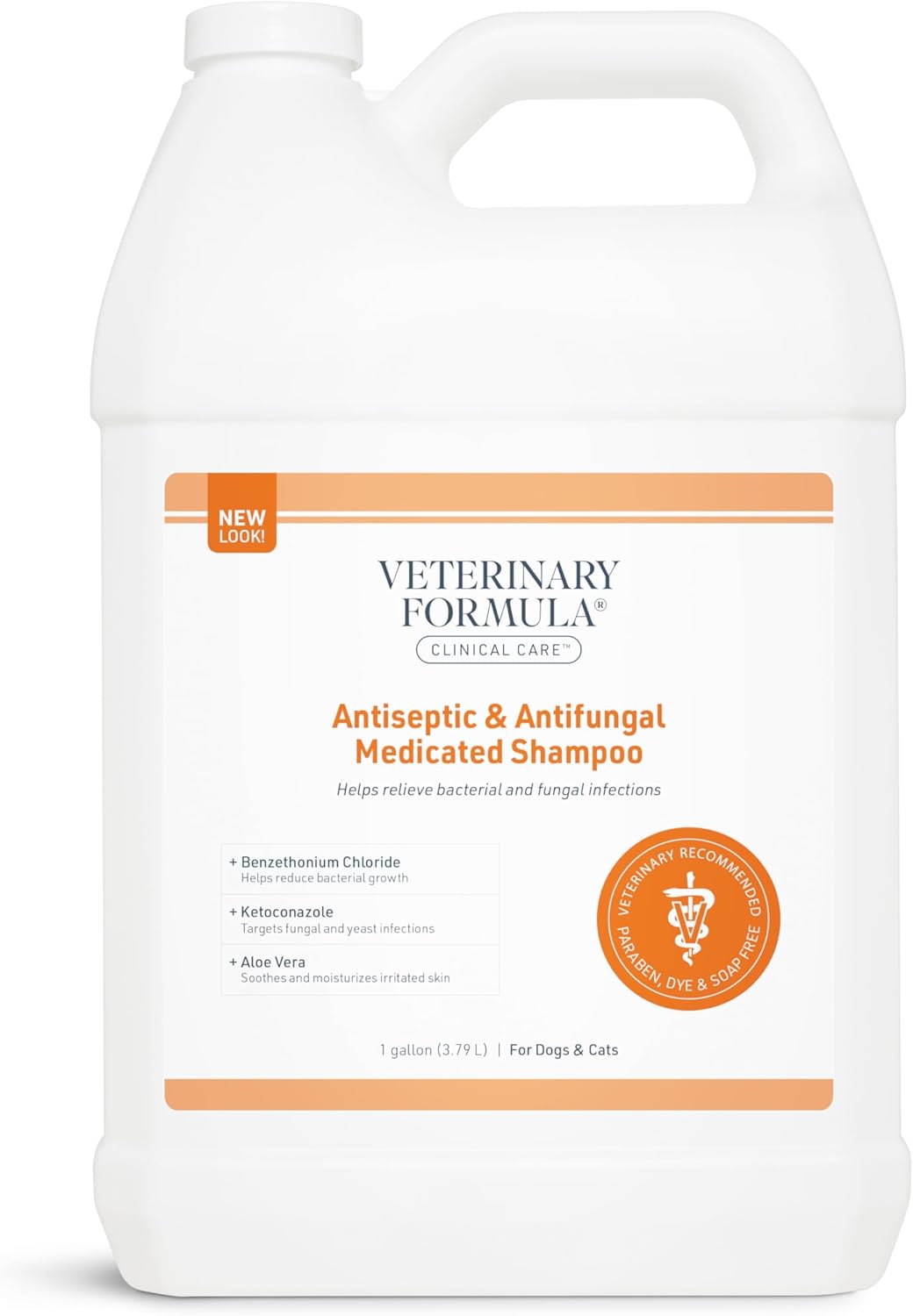 Veterinary Formula Antiseptic and Antifungal Shampoo for Pets