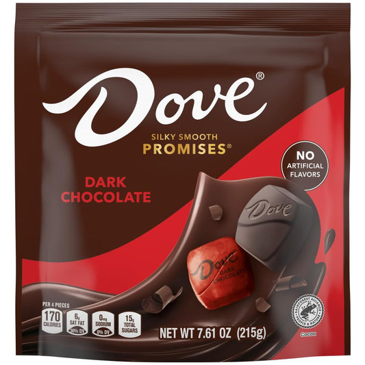 DOVE PROMISES Dark Chocolate Candy for Luxurious Treats