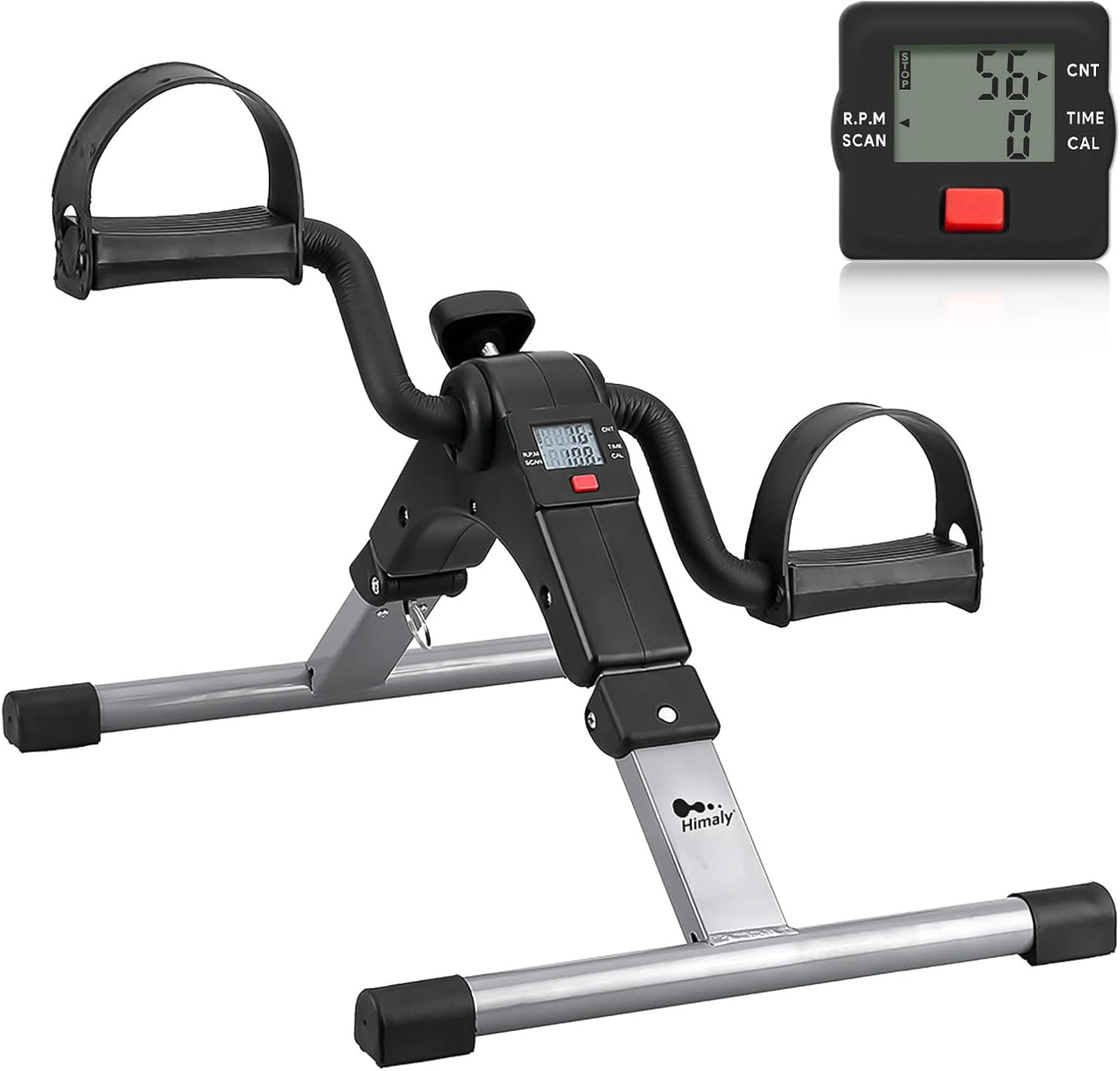 Folding Pedal Exerciser for Under Desk Workout - Mini Bike