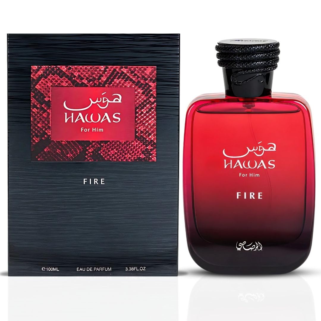 RASASI Hawas Fire Eau De Parfum Spray - Bold Long Lasting Fragrance