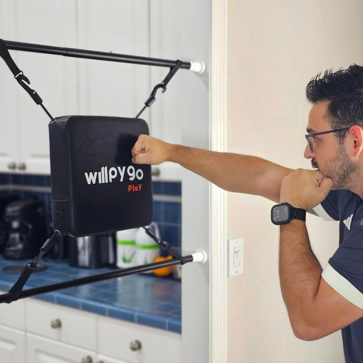 Stress-Relief Doorway Punching Bag for Aerobic Home Workouts
