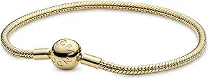 PANDORA Jewelry Smooth Moments Snake Chain Charm Bracelet Review