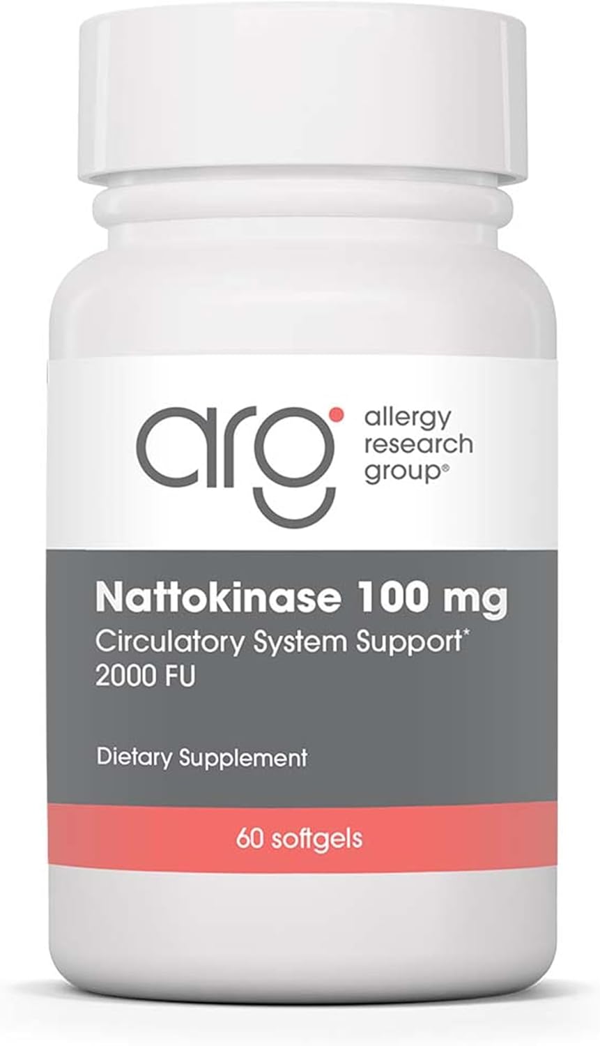 Nattokinase Supplement NSK-SD for Cardiovascular Health 60 Softgels