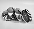4X Brushed Wheel Hub Cap Center Cap 22837060 for Silverado 1500