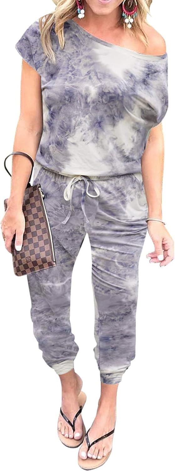 PRETTYGARDEN Off Shoulder Jumpsuits for Women - Stylish Comfort
