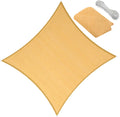 20 ft x 20 ft Sun Shade Sail Canopy Awning - Breathable UV Protection
