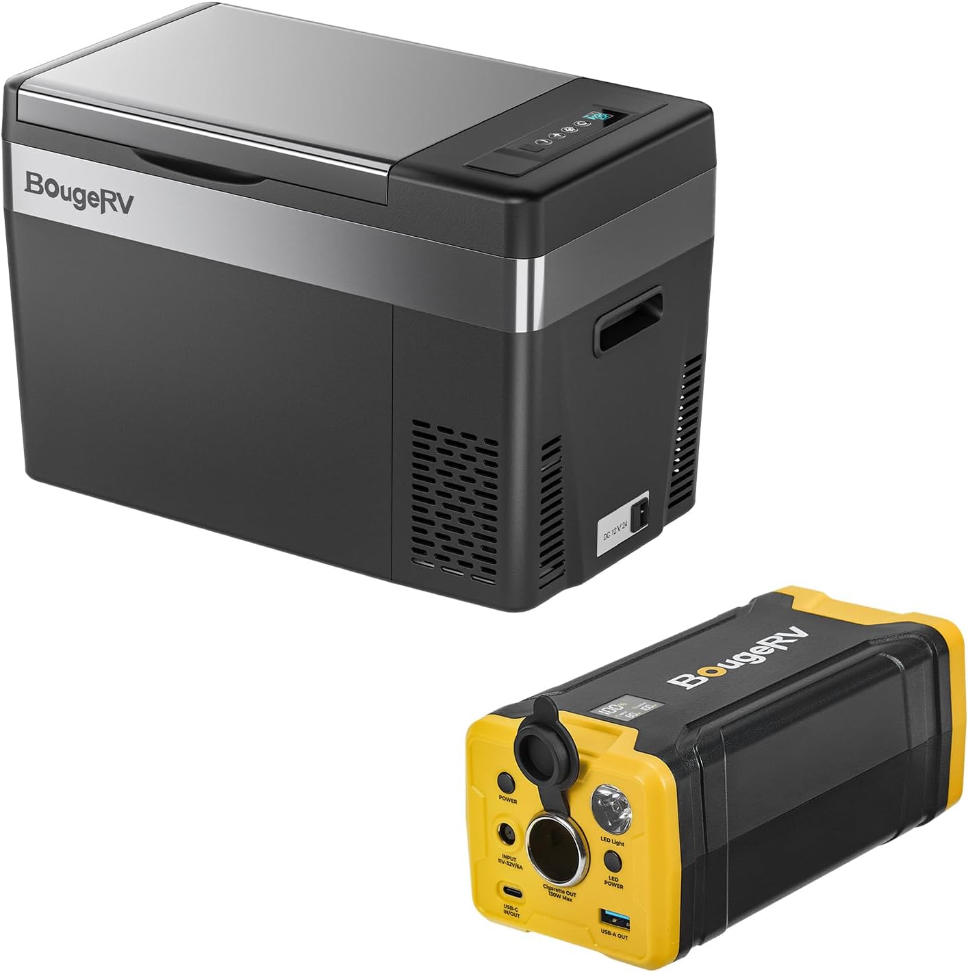 BougeRV Power Station & Car Fridge Combo
