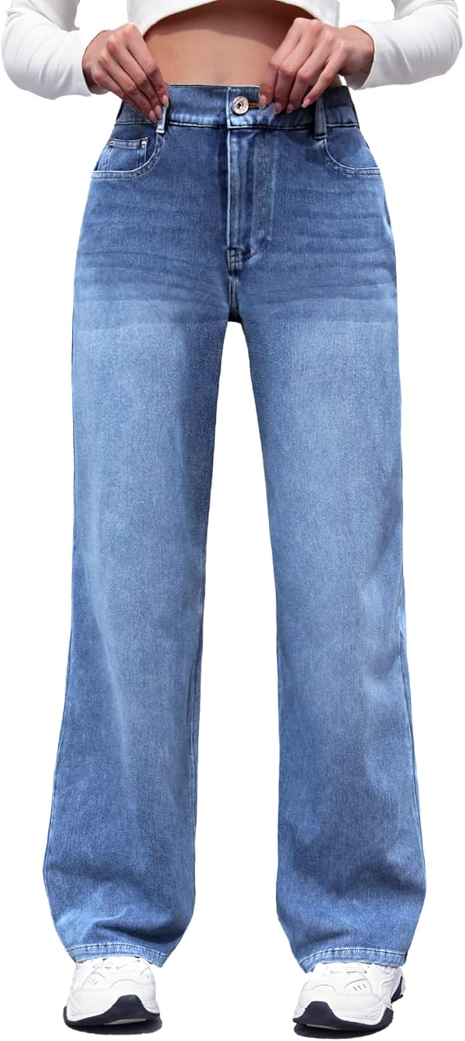 ELLEVEN High Stretchy Sweatpant Jeans for Women - Comfort & Style
