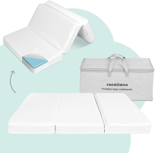 Pack and Play Mattress for Baby with Dual-Sided Memory Foam