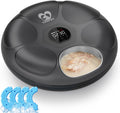 Automatic Cat Feeder Cordless - Programmable Wet & Dry Food Dispenser