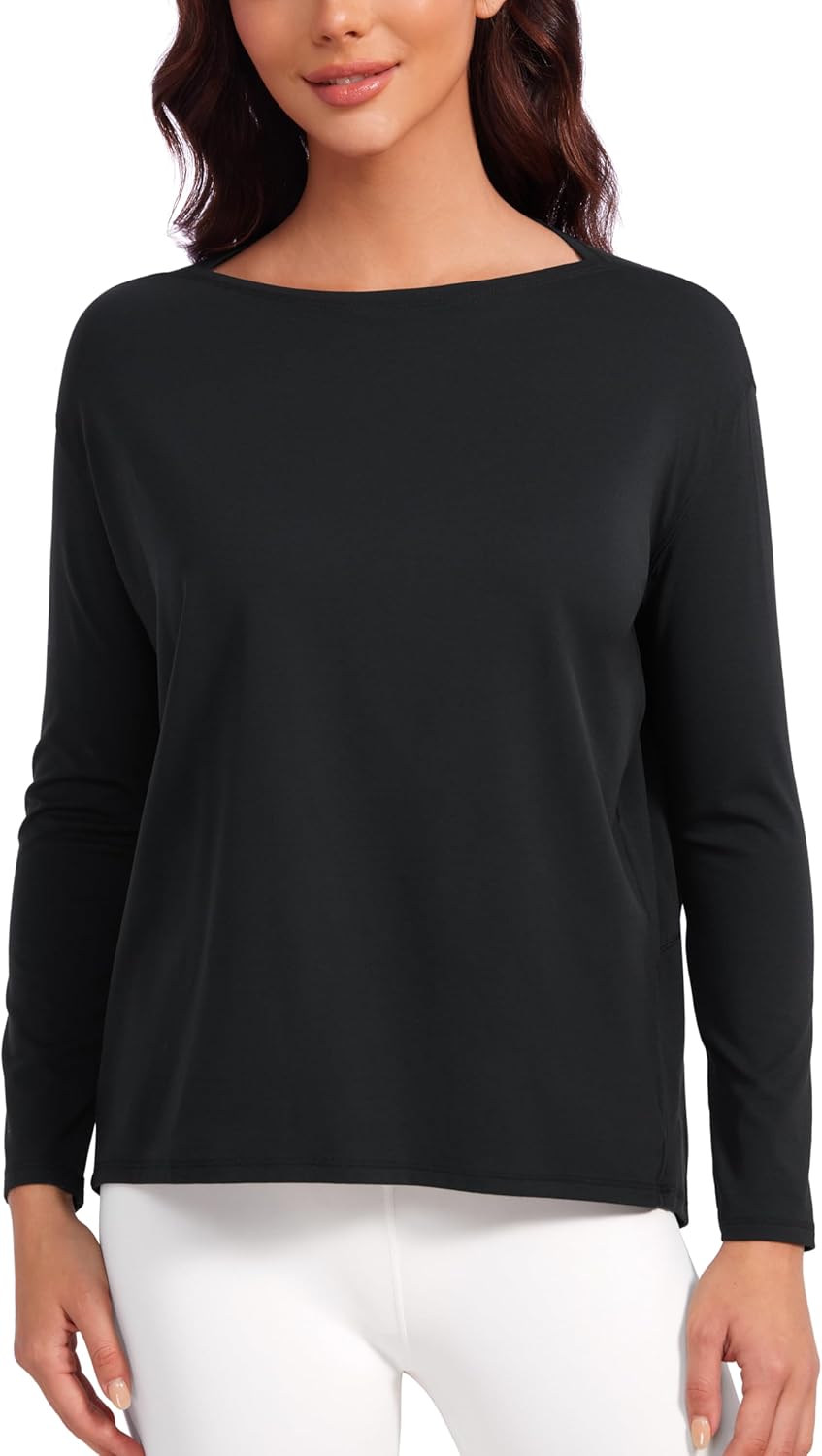 CRZ YOGA Butterluxe-Light Long Sleeve Top: Comfortable & Stylish