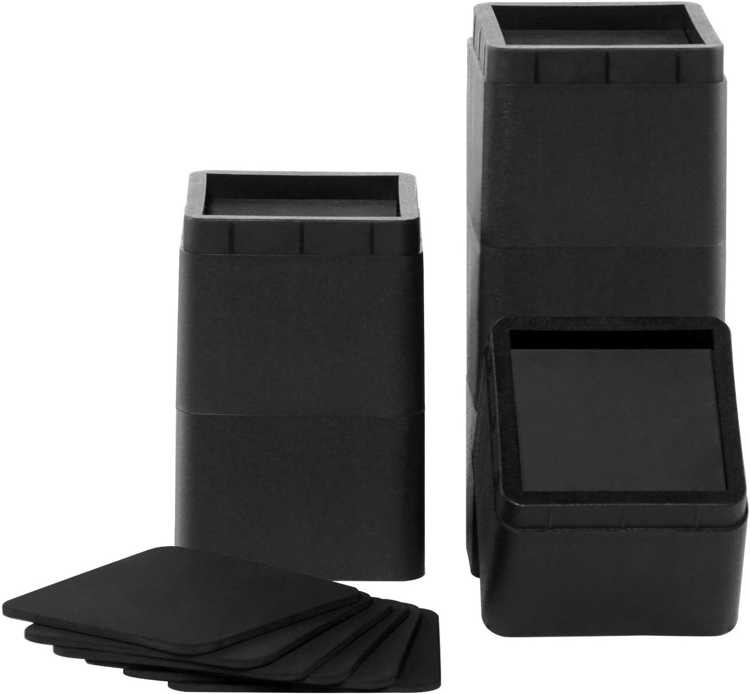 3 Inch Stackable Bed Risers for Sofas and Tables - Heavy Duty