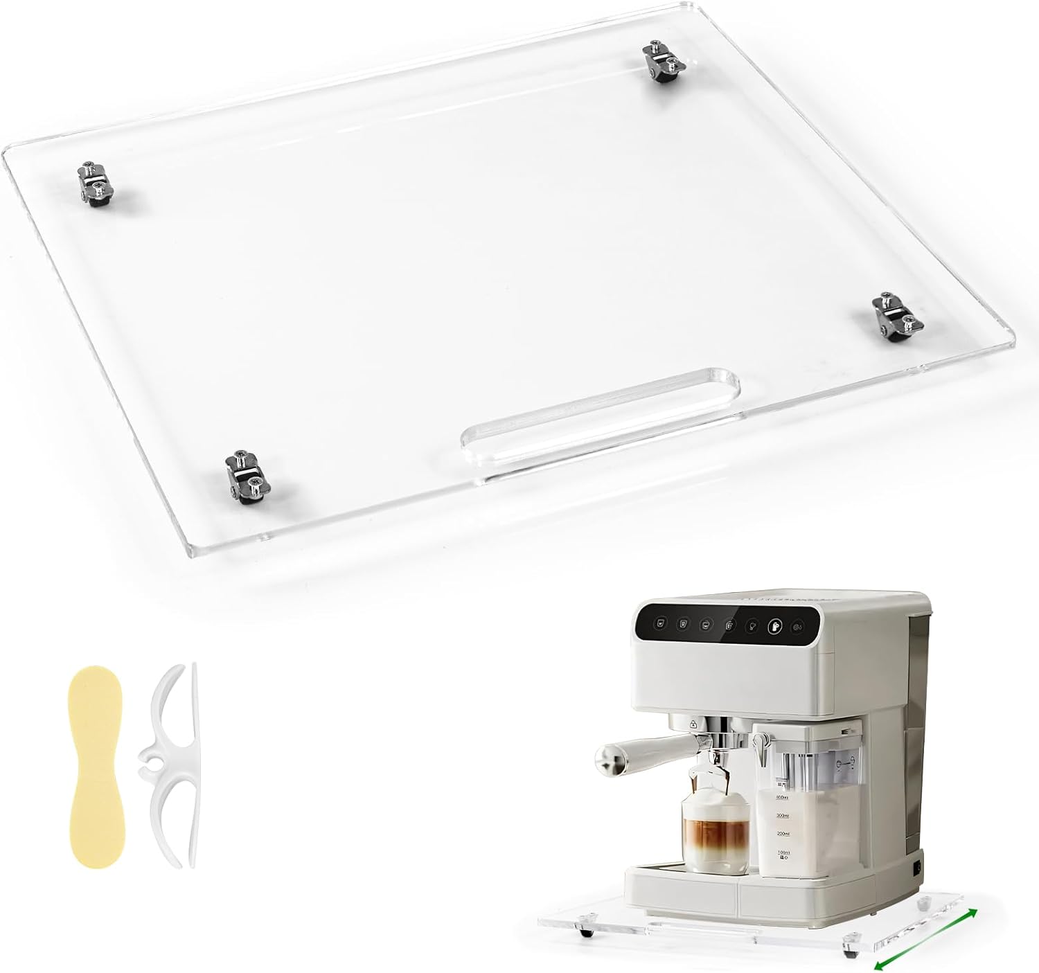 Appliance Sliders for Kitchen Appliances with Rubber Wheels