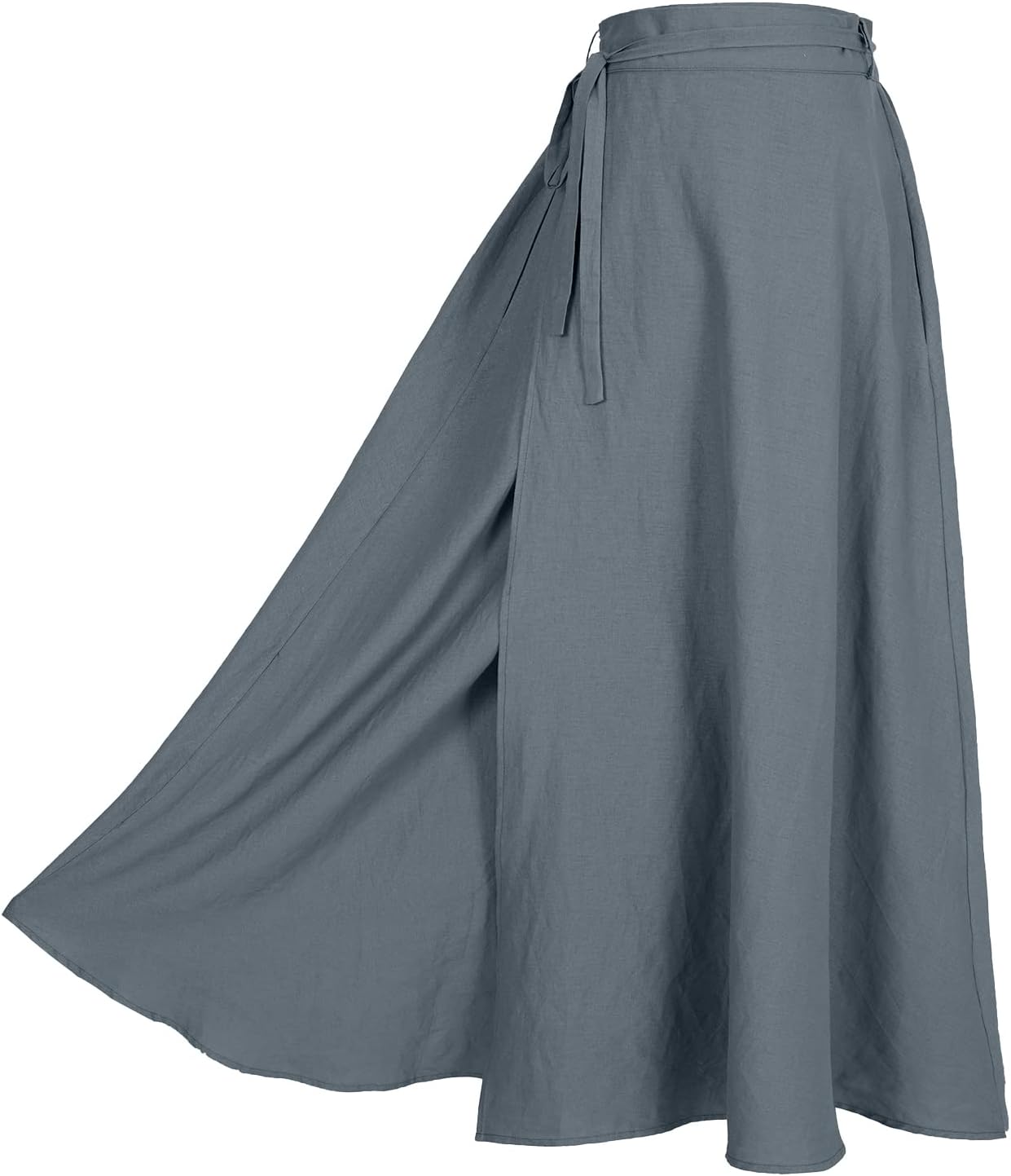 Women's Linen Wrap Skirt Casual Maxi Skirt for Every Occasion