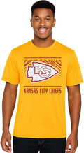 Zubaz Men's Short Sleeve NFL Team Tee for Loyal Fans
